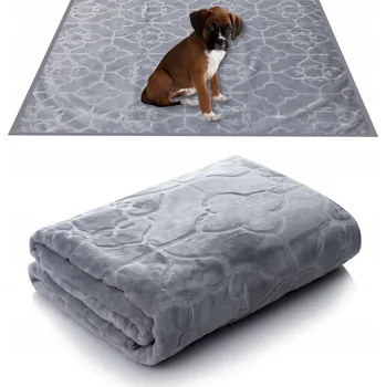 Prostěradlo Přikrývka Łóżkoholicy akryl 160 cm x 200 cm šedá