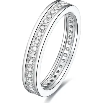 Prsten AGATO Stříbrný prsten se zirkony AGG26 Velikost: 56 (3,53 g)