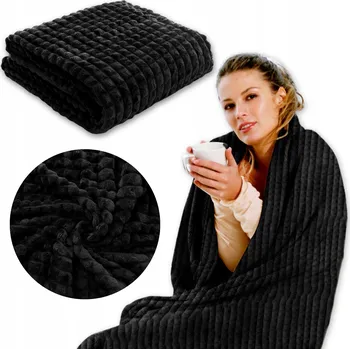 Prostěradlo Deka 200x220 Mikrovlákno Lisovaná Nadýchaná Přehoz na Postel Larysa 07