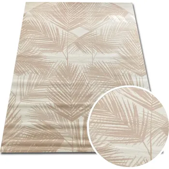 Koberec KOBEREC 120X170 CM NEW IDEA LIST BÉŽOVÝ 2866GG44 MODERNÍ STYL