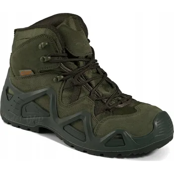 Pracovní oblečení TAKTICKÉ TREKOVÉ BOTY vysoké pánské vojenské MOTORKÁŘSKÉ pracovní khaki 42