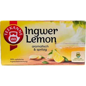 Čaj TEEKANNE INGWER LEMON - ovocný čaj s příchutí zázvoru a citronu 35g ( 20x 1,75g )