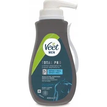 Veet Men gelový depilační krém pro citlivou pokožku 400 ml