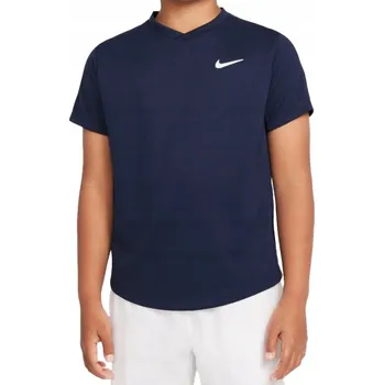 Chlapecké oblečení Chlapecké tričko Nike Court Victory CV7565-451, velikost 147-158 cm (L)