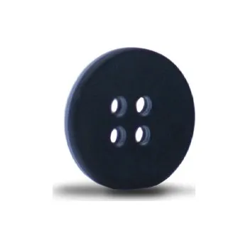 Knoflík Knoflík 15mm, černý, matný