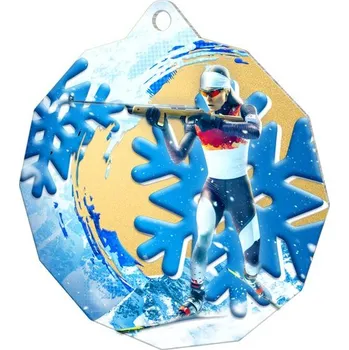 Poháry Bauer Kovová medaile MDM03M58 | Biatlon