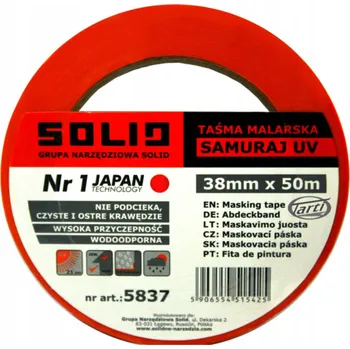 Maskovací páska Solid 38 mm x 50 m