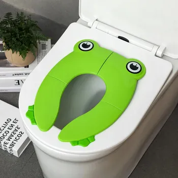 Obraz SKLÁDACÍ TURISTICKÉ WC SEDÁTKO PROTIUKLUZOVÉ POHODLNÉ ZELENÉ