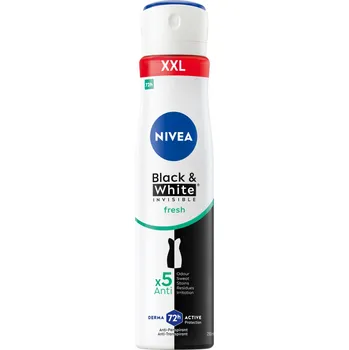 NIVEA Black & White antiperspirant ve spreji dámský do podpaží 48h 250 ml