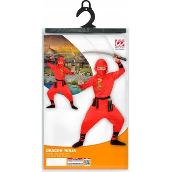 Karnevalový kostým KOSTÝM KOSTÝM NINJA BOJOVNÍK KOMPLET HALLOWEEN PŘÍSLUŠENSTVÍ SAMURAJ BAL 104