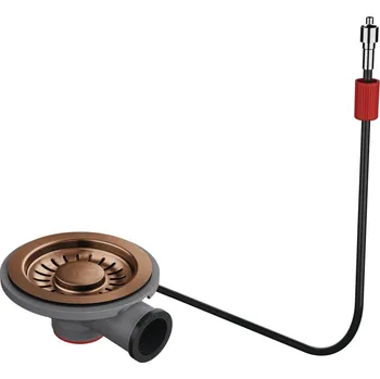 Kuchyňský dřez Franke otočný sítkový ventil s excentrem - barevná PVD provedení měď 112.0629.956