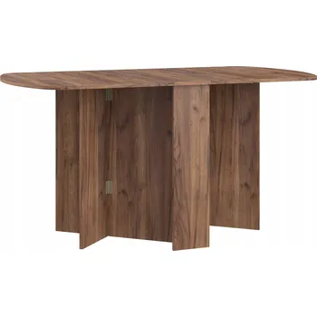 Jídelní stůl Kuchyňský stůl Meblocross kulatý dub craft tobacco 80 x 150 x 75 cm