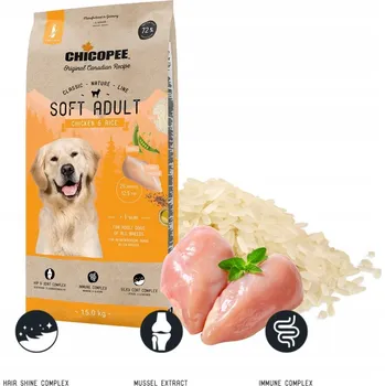 Krmivo pro psa Chicopee suché kuřecí krmivo 15 kg