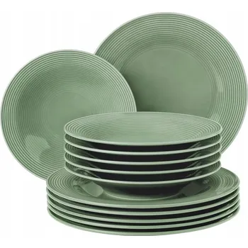 Talíř SELTMANN BEAT COLOR GLAZE Jídelní Servis pro 6 osob Seltm zelená