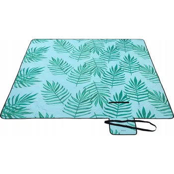 Pikniková deka Deka Songmics obdélníková 200x200 cm voděodolná s držadlem