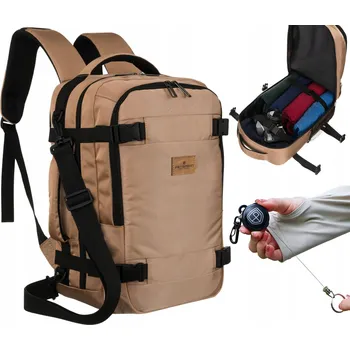 Městský batoh Batoh do letadla , kabinová zavazadla Ryanair Wizzair, prostorný Peterson