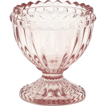 GREEN GATE Skleněný stojánek na vejce Alice Pale Pink