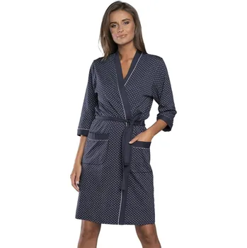 Dámský župan Dámský župan ITALIAN FASHION MONTANA 3/4 tmavě modrá 4XL 0
