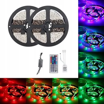 LED osvětlení LED RGB pásek 20m LED diody 5050 DÁLKOVÝ OVLADAČ APLIKACE barevný pásek osvětlení