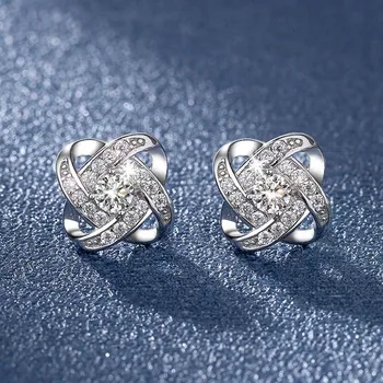 Náušnice KRÁSNÉ NÁUŠNICE PRO ŽENY, Bling Lesk Kr