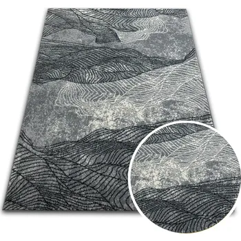 Koberec KOBEREC 120X170 CM NEW IDEA 4086WS52 ŠEDÝ NÍZKÝ HUSTÝ VLAS