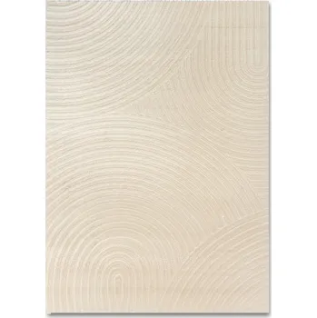 Koberec STYLOVÝ SVĚTLÝ KOBEREC 80X150 CM VYSOKÝ MĚKKÝ MODERNÍ DESIGN PRO KAŽDODENNÍ POUŽITÍ