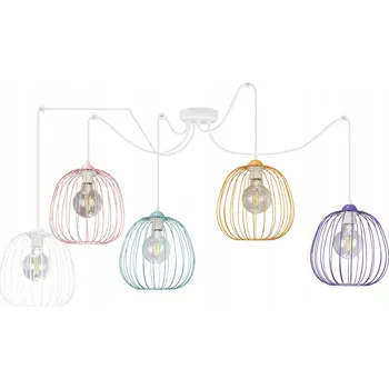 PAJAK PAVOUK DRUM 5 závěsné stropní svítidlo loft led vícebarevná