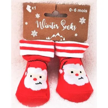 Ponožky pro miminko Santa 56/68