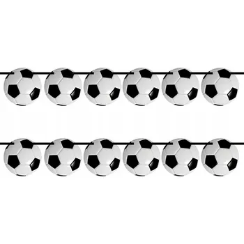 NAROZENINOVÁ GIRLANDA FOTBAL 5 M BANNER FOTBALISTA HRÁČ TÝM