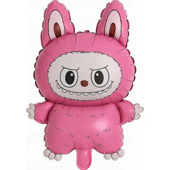 Balónek Fóliový balónek ve tvaru králíčka Labooboo, 68x38 cm.