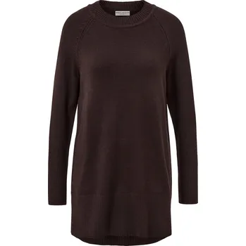 Dámský svetr 686719 - Tchibo - Dlouhý pletený svetr - pro ženy - vel. XXL 52/54 - barva: hnědá