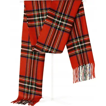 Šála Pako Jeans šála červená 180 cm - unisex