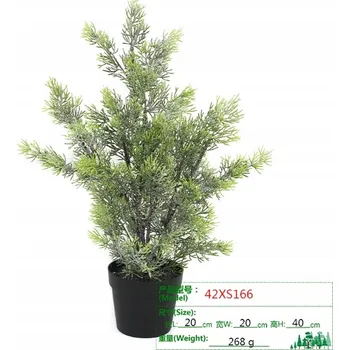 Vánoční stromek Dekorativní umělý stromeček VÁNOČNÍ STROMEK POMRAZOVANÝ 35CM DEKORACE