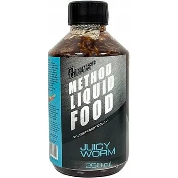 Návnadová surovina Method Mania Tekutý Booster Juicy Worm 250ml