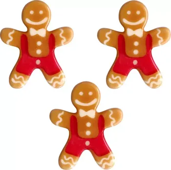 Jedlá dekorace na dort Barbara Luijckx Dekorace čokoládová Perníček 18 ks