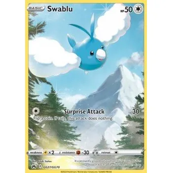 Karetní hra Pokémon GG27/GG70 Swablu - Crown Zenith Galarian Gallery
