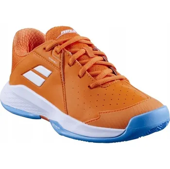 Pánská sportovní obuv TENISOVÉ BOTY JUNIORSKÉ BABOLAT PROPULSE 3 CLAY BOY ORANGE PEEL vel. 38,5