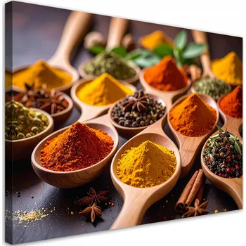 Obraz Obraz do kuchyně, jídelny, restaurace, Barevné koření 60x40