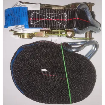 Upínací popruh Černý Transportní Pás PAS KAM 1t 6m x 25 mm
