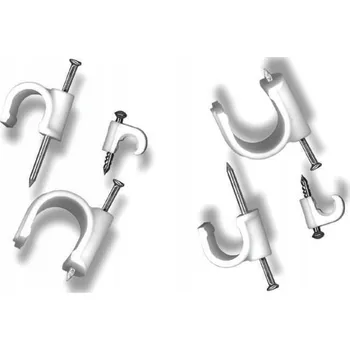 kabelová chránička Kabelová příchytka Flop 09 FO 9 100 ks Radpol