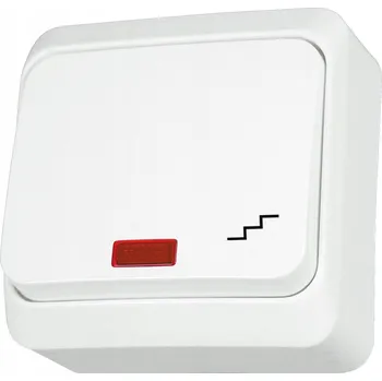 vypínač Schodišťový spínač Schneider Electric WDE001061 bílý