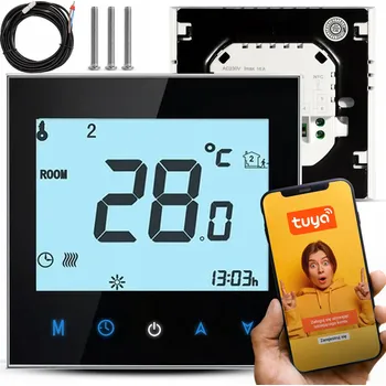 Termostat TERMOSTAT PRO PODLAHOVÉ TOPENÍ PRO KOTEL TUYA