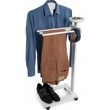 Věšák ARREDAMENTI ANTIMO Stojan na oblečení a obleky 44x35 Bílý ELEGANTNÍ