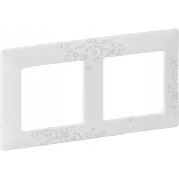 vypínač Dvojitý Rámeček Legrand bílý