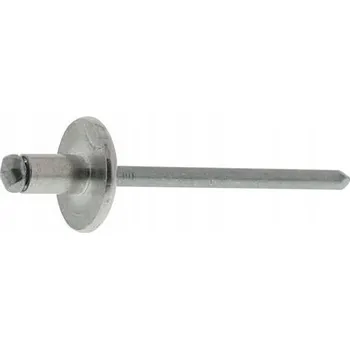 Nýt Nýt jednostranně uzavřený, hliníkový, s velkou hlavou K16 4,8x12mm GESIPA (250 ks)