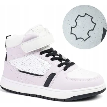 Dámské tenisky WOJTYŁKO 5A25084R Dívčí sportovní boty kotníkové tenisky PU 35 Růžová