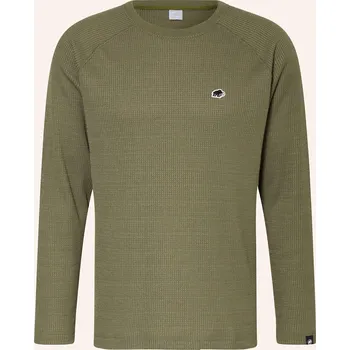 Pánská móda Mammut Pánské Tričko S Dlouhým Rukávem, olivová, S