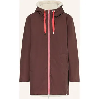 Rino & Pelle Dámská Oboustranná Parka Javin, hnědá / krémová, 40