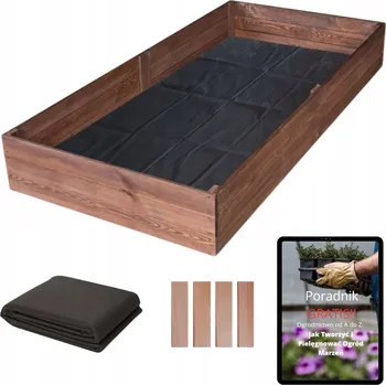 Úložný box Zahradní úložný box SunWood dřevěný hnědý 750 l 240x120 cm