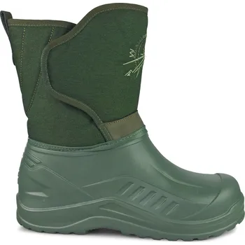 Pracovní obuv Zimní pánské boty sněhule holínky zateplené Zelené 43
